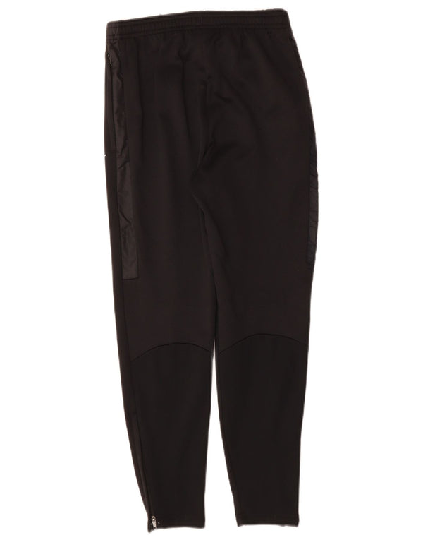 NIKE Boys Tracksuit Trousers 10-11 Years Medium Black Polyester