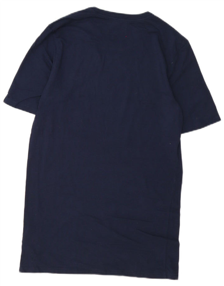 Nike Mens Athletic Cut T-Shirt Top Small Navy Blue Cotton