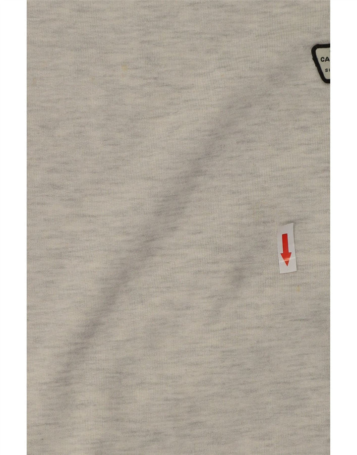Vans Mens Sweatshirt Jumper Small Grey Colourblock Cotton