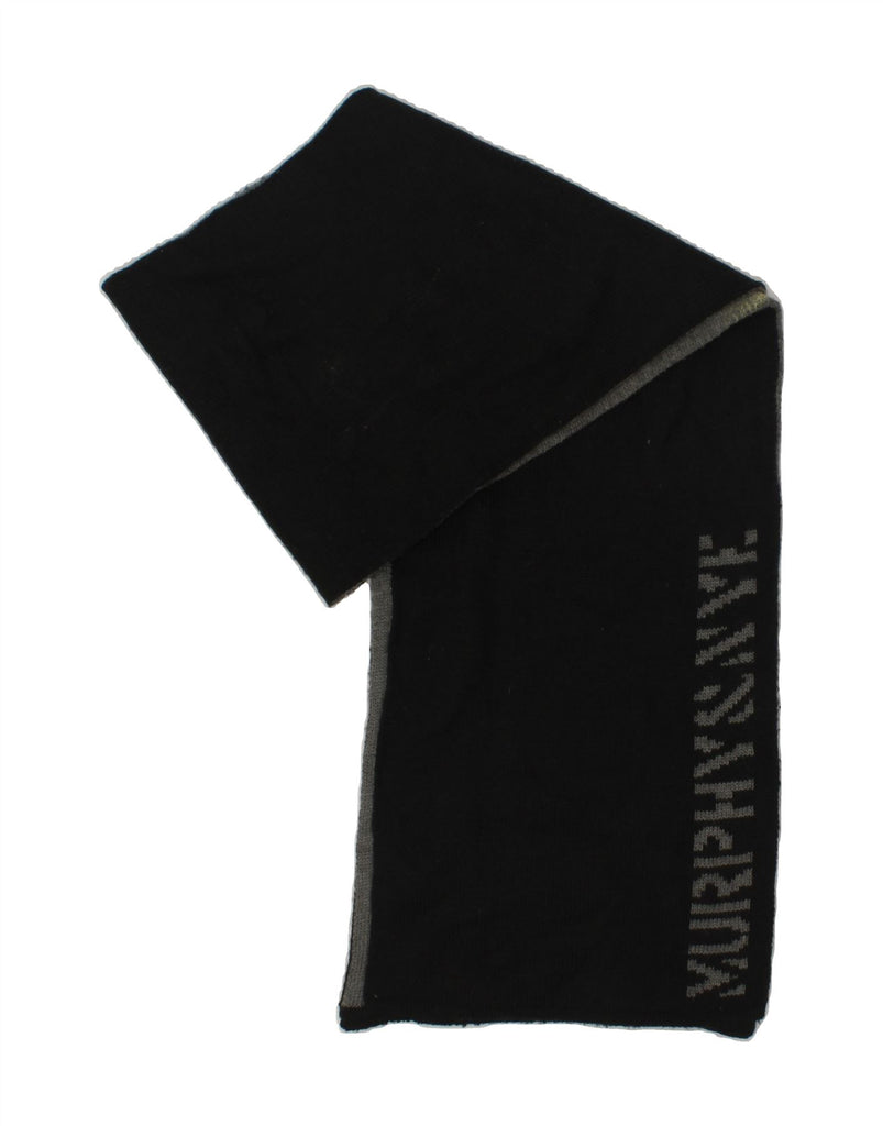 MURPHY & NYE Mens Graphic Reversible Rectangle Scarf One Size Black | Vintage Murphy & Nye | Thrift | Second-Hand Murphy & Nye | Used Clothing | Messina Hembry 