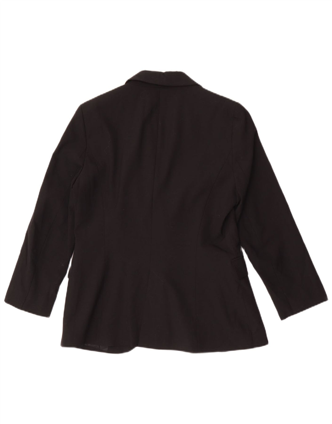 Zara Womens 1 Button Blazer Jacket EU 40 Medium Black Polyester