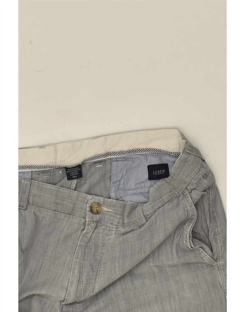 J. CREW Mens Chino Shorts W34 Large Grey Cotton | Vintage J. Crew | Thrift | Second-Hand J. Crew | Used Clothing | Messina Hembry 
