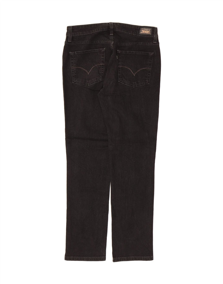 LEVI'S Womens Straight Jeans US 6 Medium W29 L30 Black Cotton Vintage Levi's and Second-Hand Levi's from Messina Hembry 
