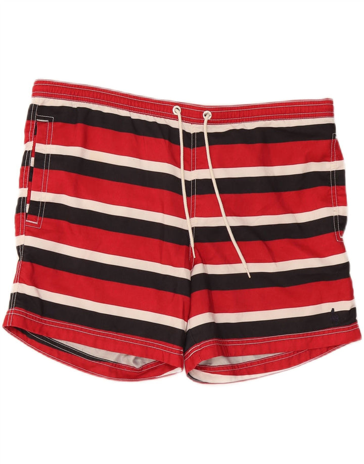 Jack Wills Mens Swimming Shorts Large Red Striped