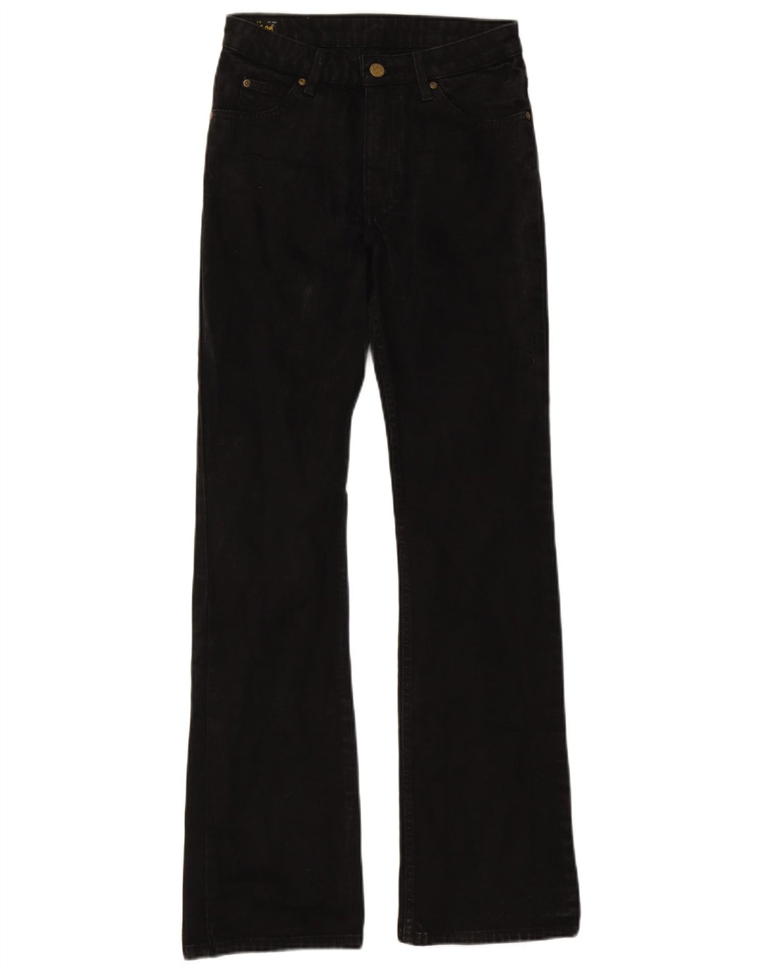 LEE Womens Cameron Bootcut Jeans W28 L33 Black Cotton