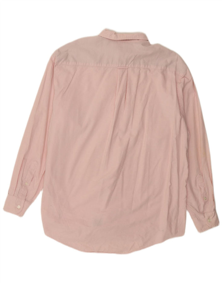 Nautica Mens Shirt Large Pink Cotton