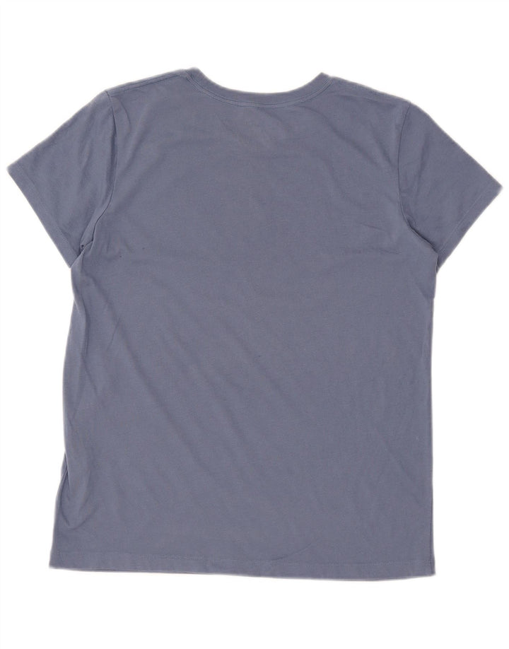 Under Armour Mens Graphic T-Shirt Top Medium Blue Cotton