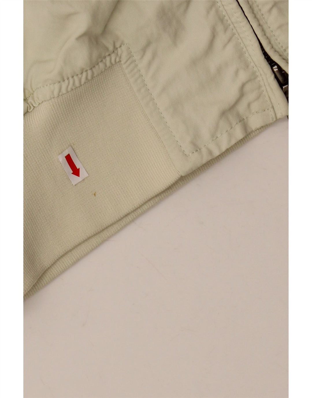 PEUTEREY Mens Bomber Jacket UK 40 Large Off White Nylon
