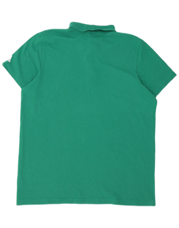 Adidas Mens Polo Shirt Large Green