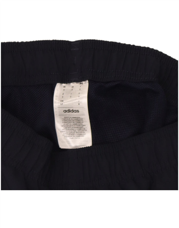 Adidas Mens Sport Shorts Small Navy Blue Polyester