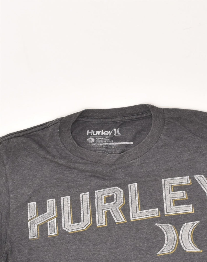 HURLEY Mens Premium Fit Graphic T-Shirt Top Small Grey Cotton | Vintage Hurley | Thrift | Second-Hand Hurley | Used Clothing | Messina Hembry 