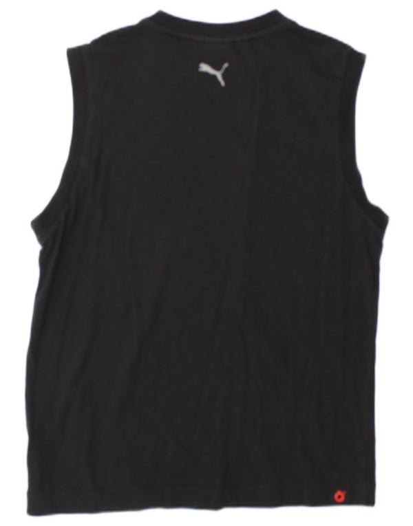 Puma Mens Graphic T-Shirt Top Medium Black