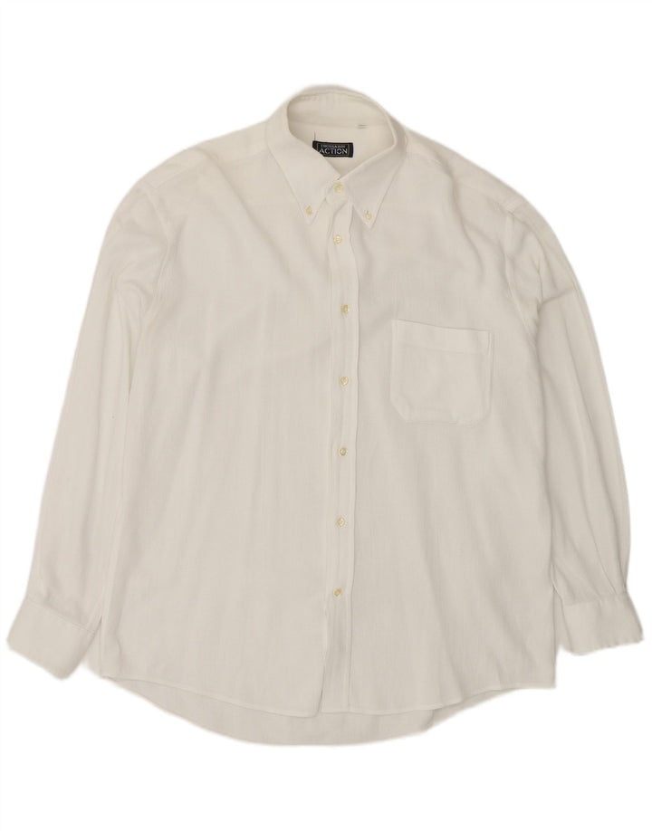 Trussardi Mens Shirt Large White