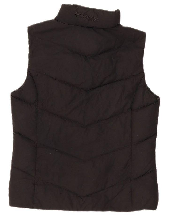 Columbia Womens Oversized Padded Gilet UK 10 Small Black Polyester