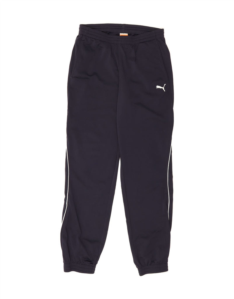 PUMA Mens Tracksuit Trousers Joggers Medium  Navy Blue Polyester Vintage Puma and Second-Hand Puma from Messina Hembry 