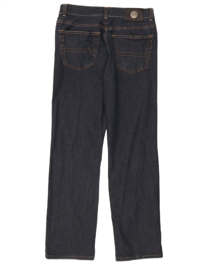 Trussardi Womens Straight Jeans W30 L30 Navy Blue Cotton