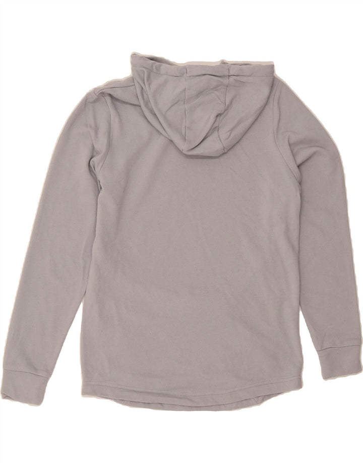 UNDER ARMOUR Mens Graphic Hoodie Jumper Small Grey Cotton Vintage Under Armour and Second-Hand Under Armour from Messina Hembry 