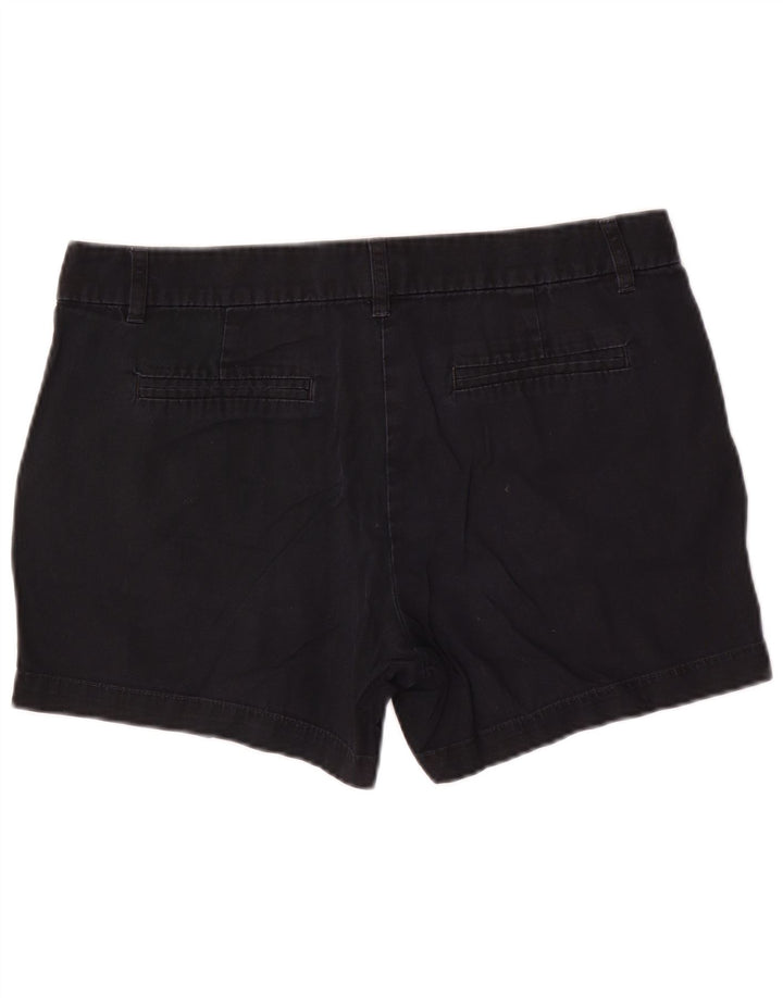J. Crew Womens Chino Shorts US 10 Large W34 Black Cotton