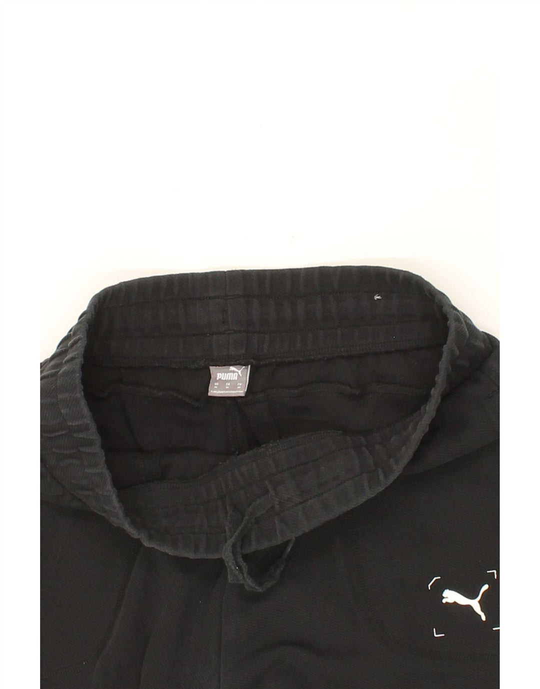 PUMA Mens Graphic Tracksuit Trousers Joggers Medium  Black Vintage Puma and Second-Hand Puma from Messina Hembry 