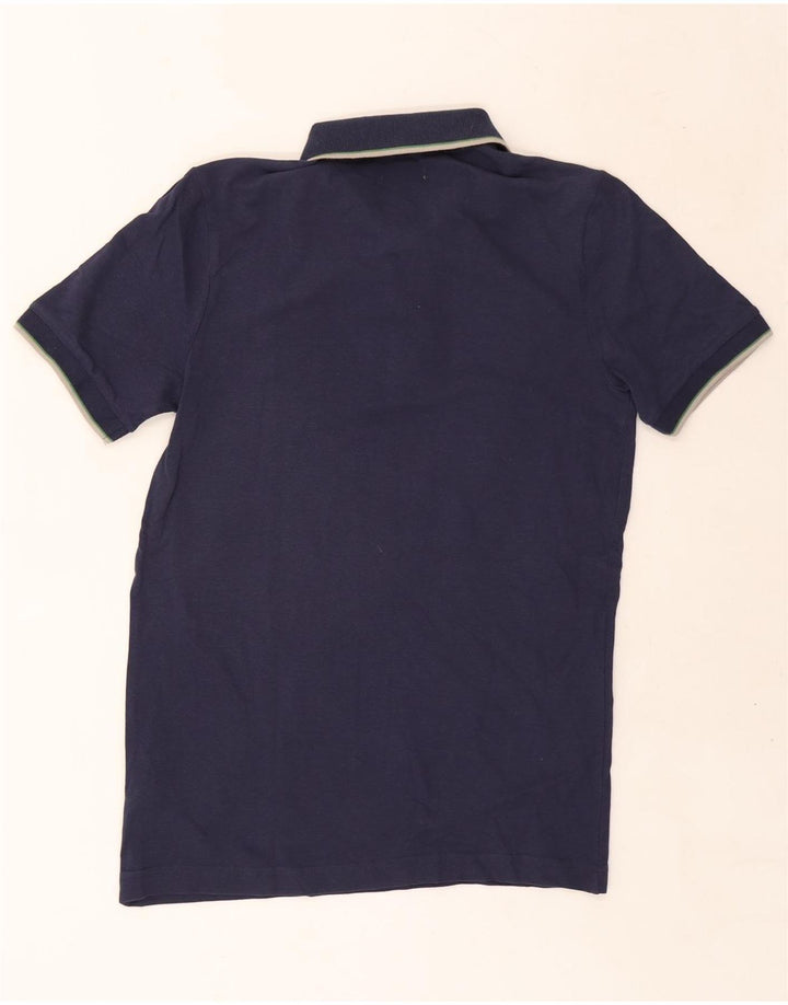 Kappa Mens Polo Shirt Medium Navy Blue Cotton