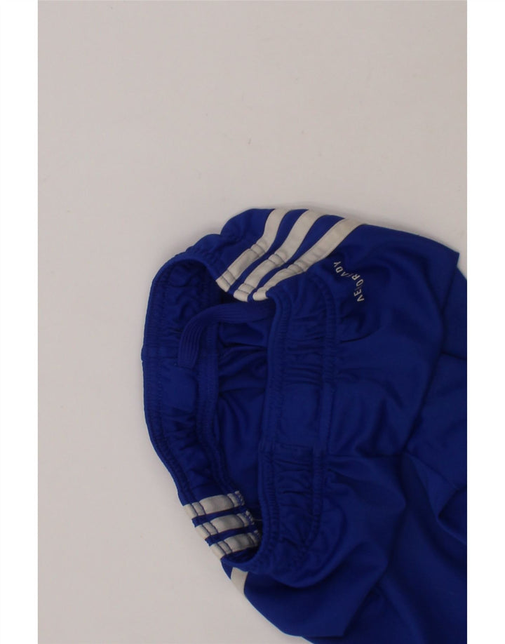 ADIDAS Boys Aeroready Sport Shorts 5-6 Years  Blue Polyester Vintage Adidas and Second-Hand Adidas from Messina Hembry 