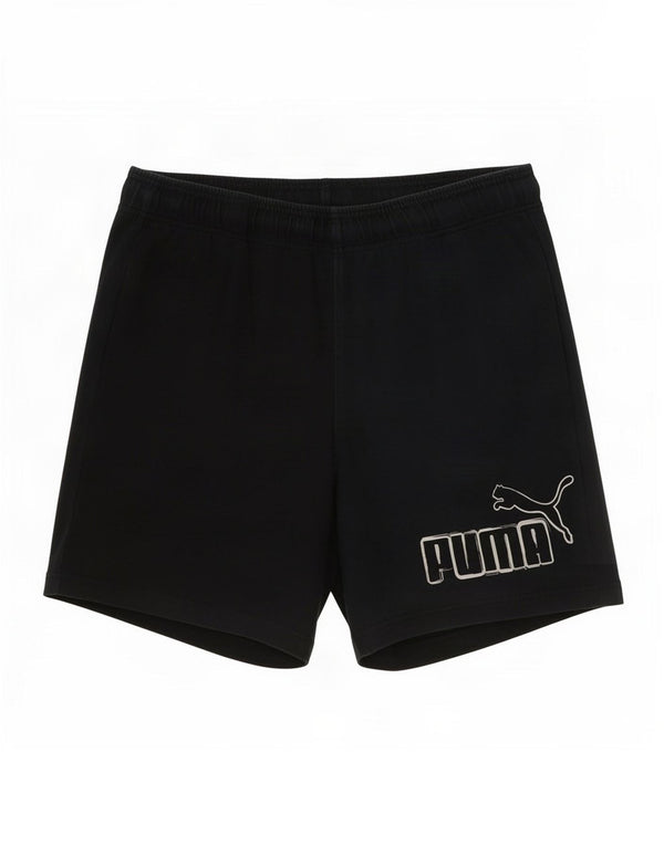 Puma Mens Graphic Sport Shorts Large Navy Blue Polyester