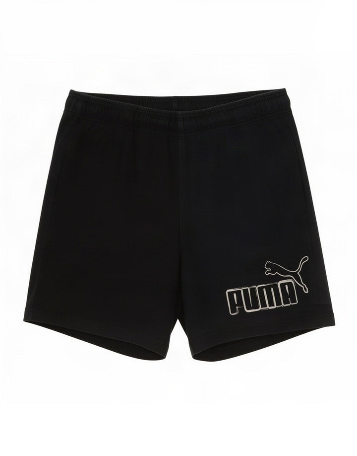 Puma Mens Graphic Sport Shorts Large Navy Blue Polyester