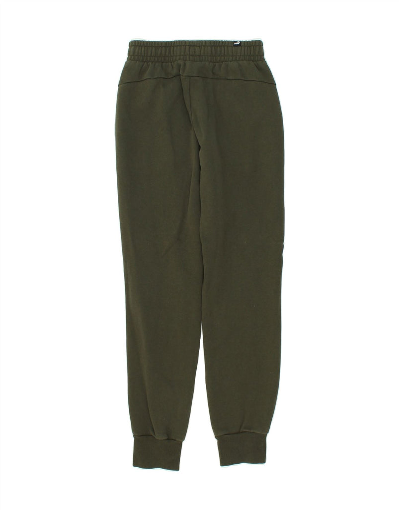 PUMA Mens Graphic Tracksuit Trousers Joggers XS Green Cotton Vintage Puma and Second-Hand Puma from Messina Hembry 