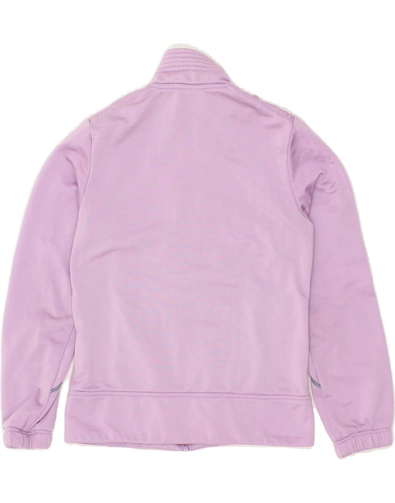 DIADORA Girls Graphic Tracksuit Top Jacket 8-9 Years Purple Polyester | Vintage Diadora | Thrift | Second-Hand Diadora | Used Clothing | Messina Hembry 