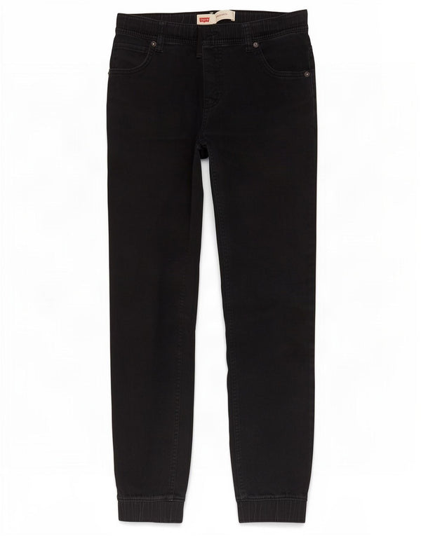 Levi's Boys Joggers Straight Jeans 13-14 Years W28 L27 Black Cotton