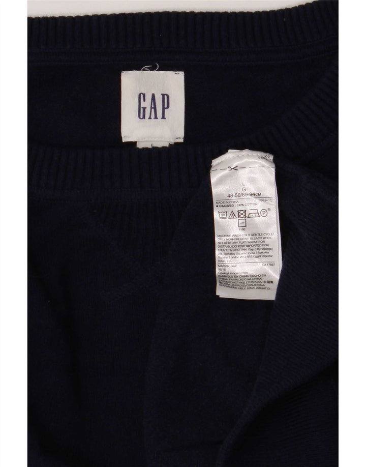 Gap Mens Large Navy Blue Cotton