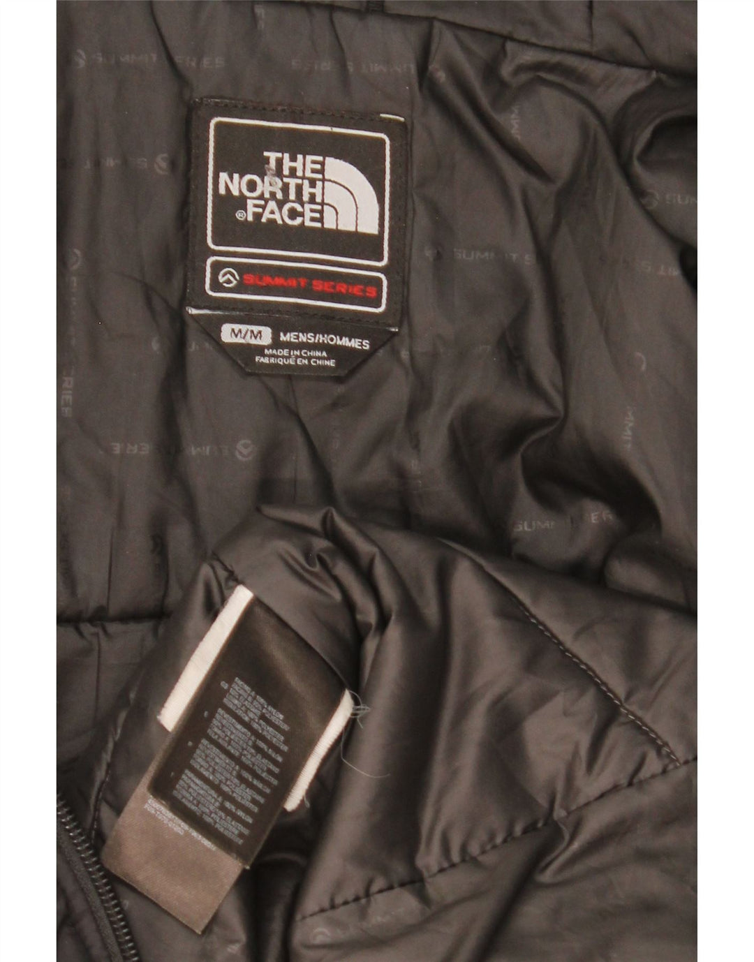 The North Face Mens Hooded Padded Jacket UK 38 Medium Black Colourblock