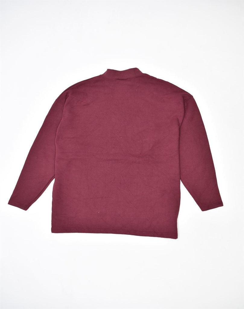 LEE Mens Sweatshirt Jumper XL Burgundy Cotton | Vintage | Thrift | Second-Hand | Used Clothing | Messina Hembry 