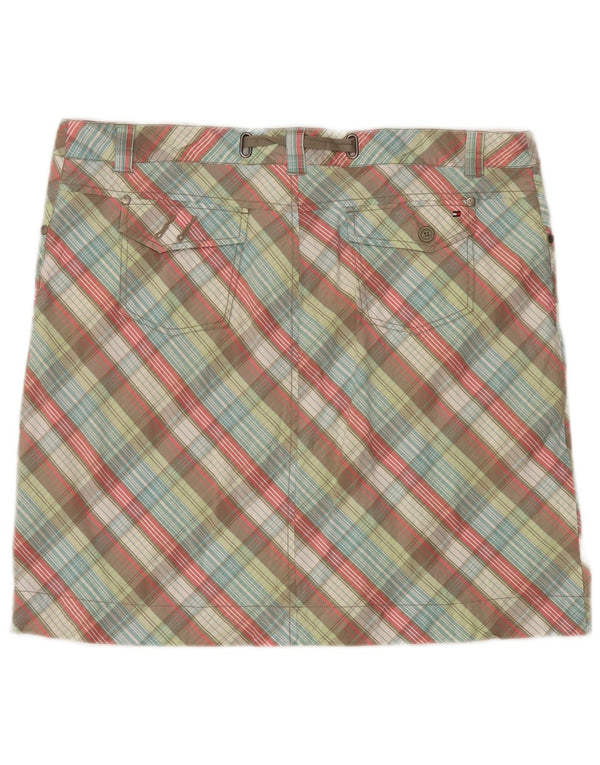 TOMMY HILFIGER Girls Straight Skirt 15-16 Years W28  Multicoloured Check