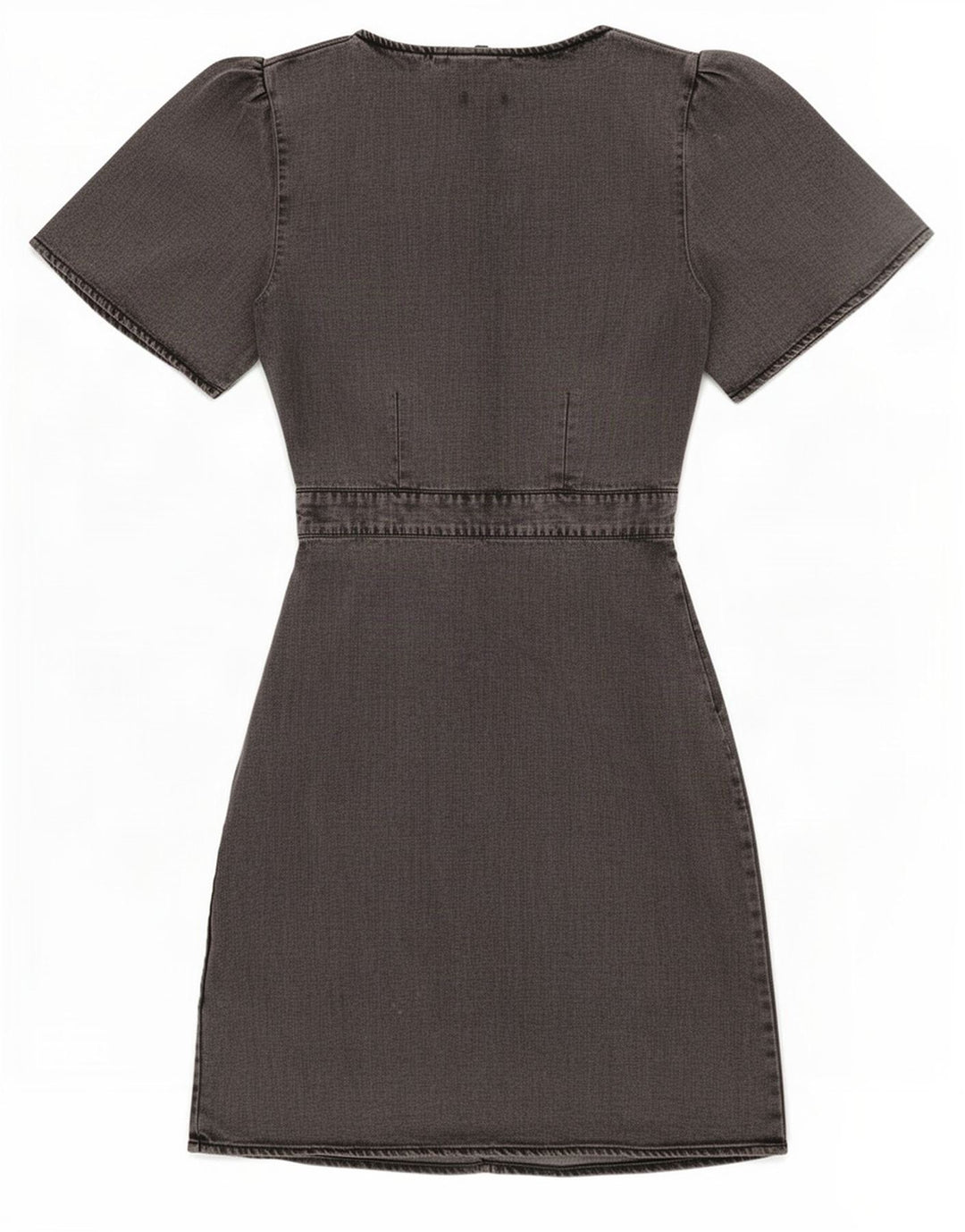 Superdry Womens Denim Dress UK 10 Small Grey Lyocell