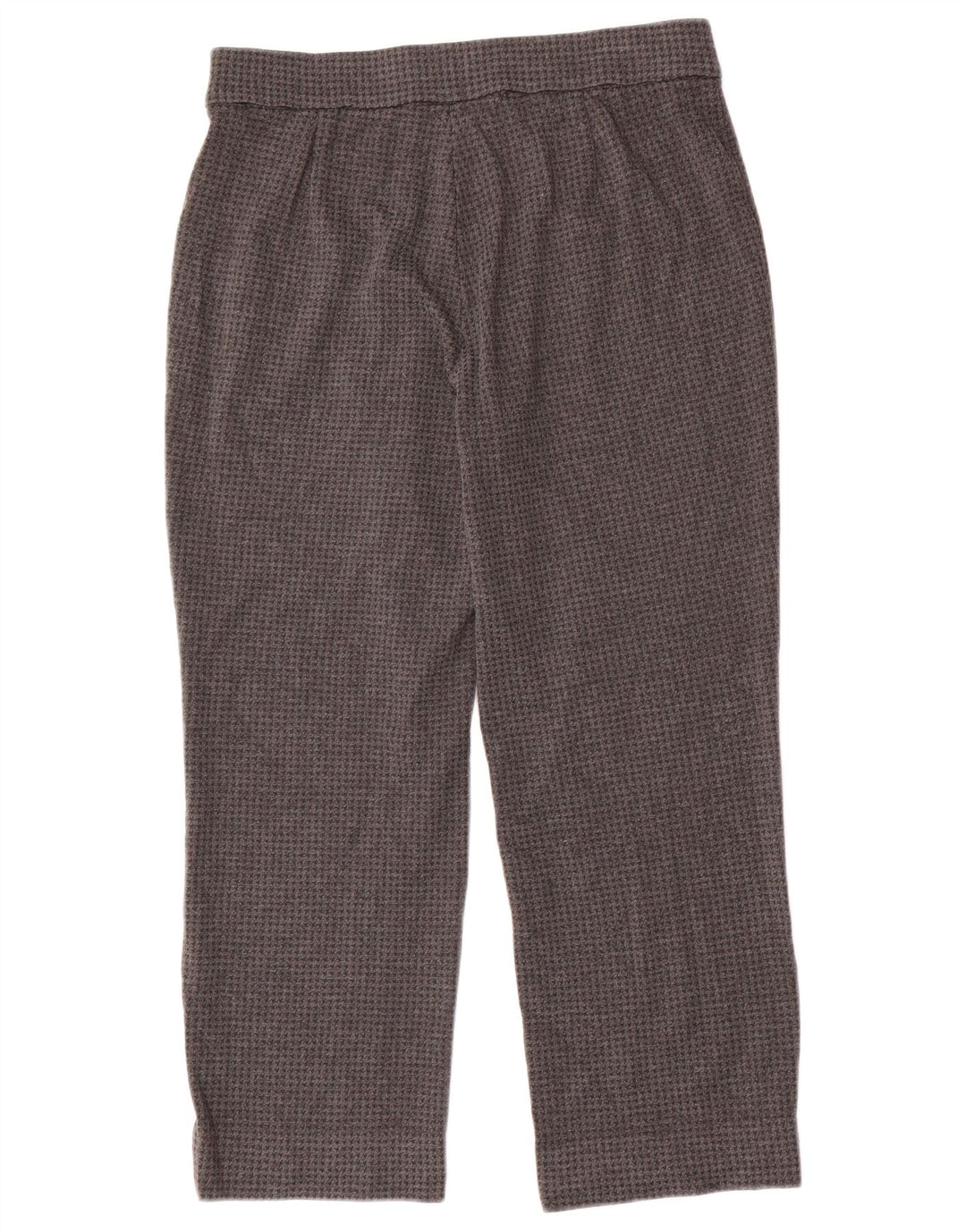 Marks & Spencer Womens Cropped Trousers UK 12 Medium W32 L25 Grey