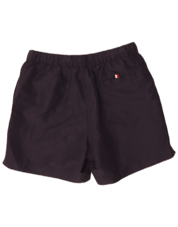 Tommy Hilfiger Mens Graphic Swimming Shorts Small  Navy Blue