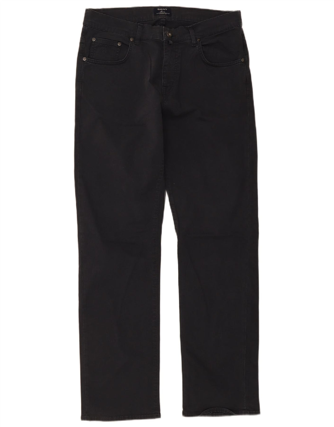 Gant Mens Jason Regular Fit Straight Jeans W32 L32 Grey Cotton