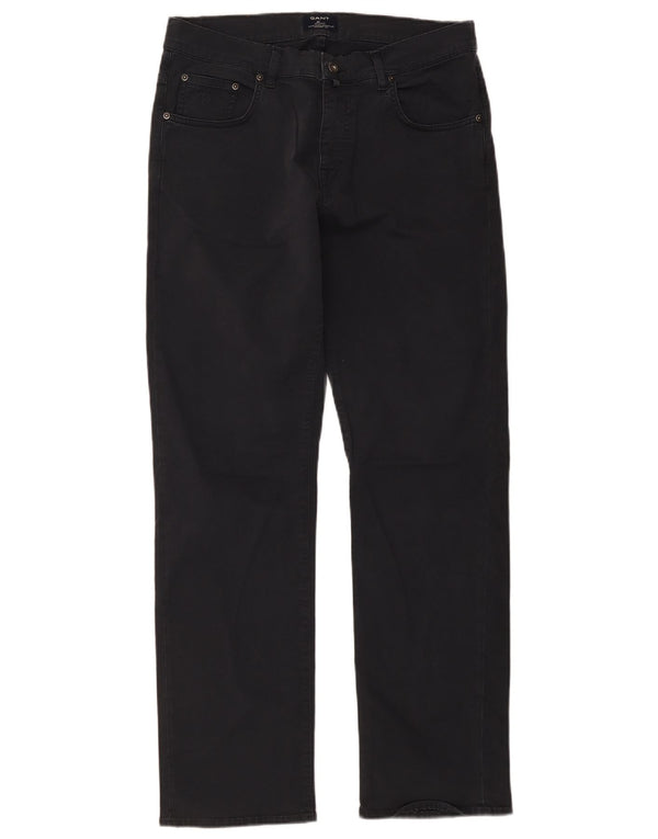 Gant Mens Jason Regular Fit Straight Jeans W32 L32 Grey Cotton