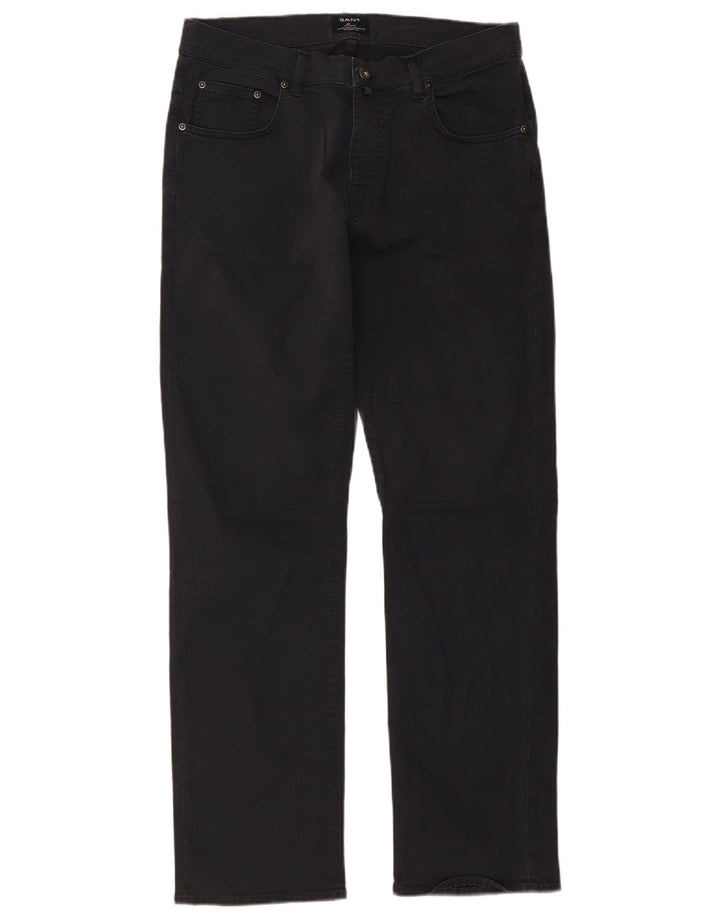 Gant Mens Jason Regular Fit Straight Jeans W32 L32 Grey Cotton