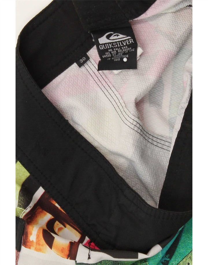 Quiksilver Mens Abstract Pattern Swimming Shorts Medium Multicoloured