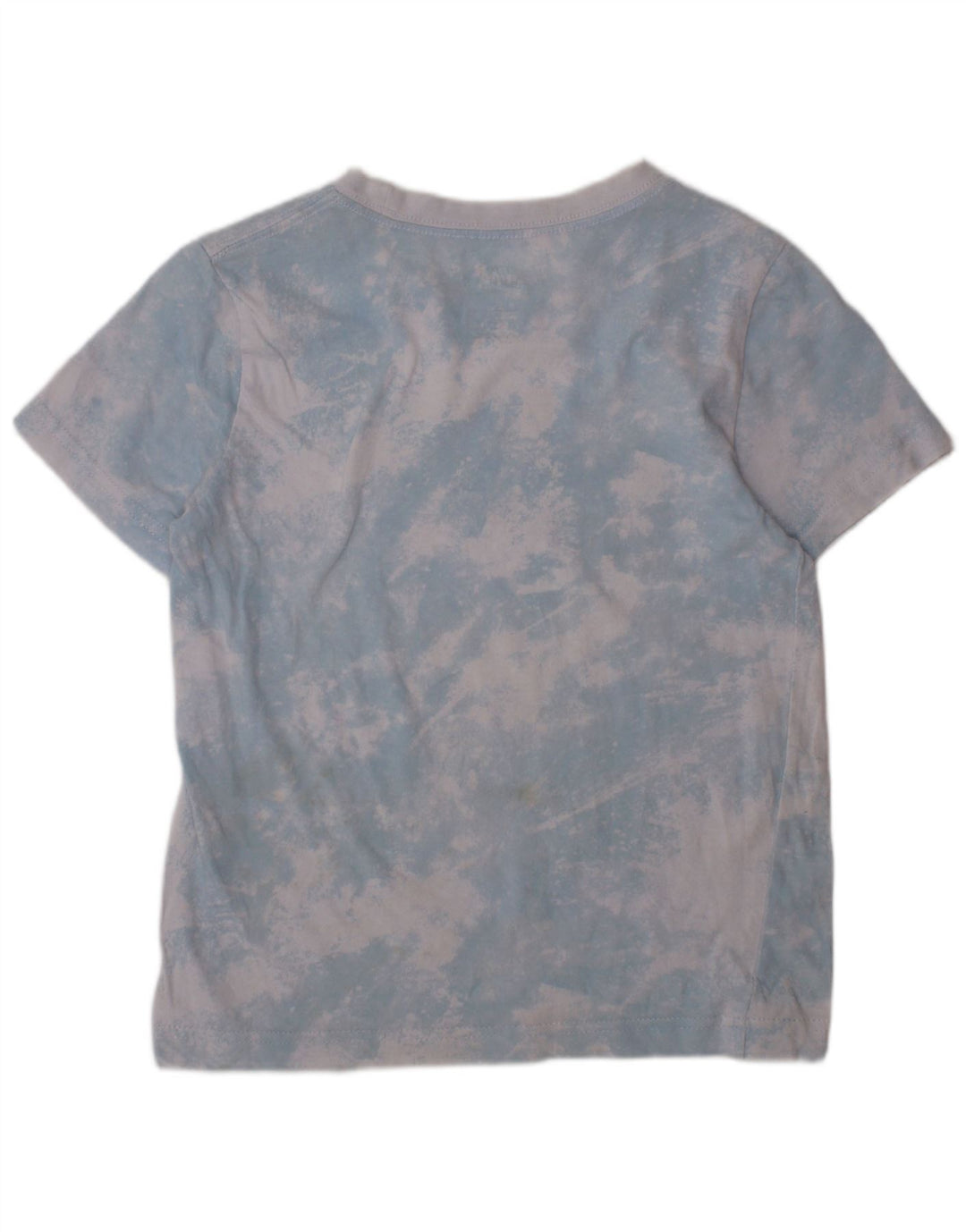 NIKE Boys Graphic T-Shirt Top 6-7 Years Large Blue Tie Dye