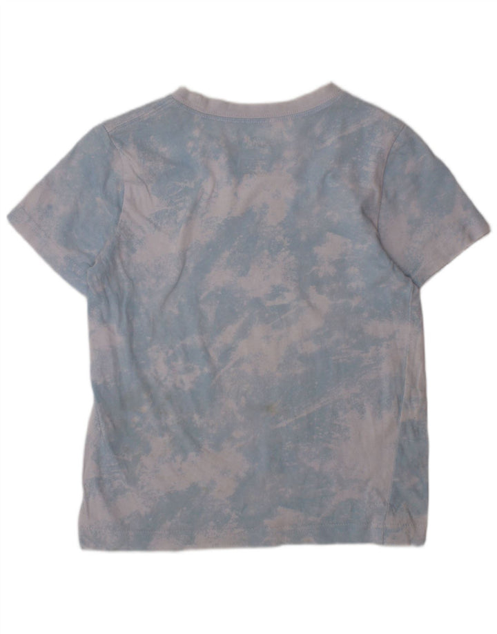 NIKE Boys Graphic T-Shirt Top 6-7 Years Large Blue Tie Dye