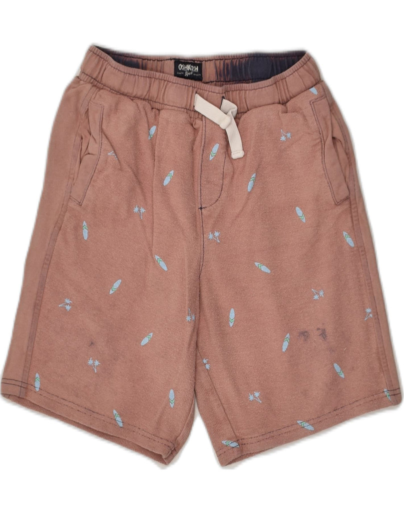 OSH KOSH Boys Crazy Pattern Sport Shorts 11-12 Years Beige Cotton | Vintage Osh Kosh | Thrift | Second-Hand Osh Kosh | Used Clothing | Messina Hembry 