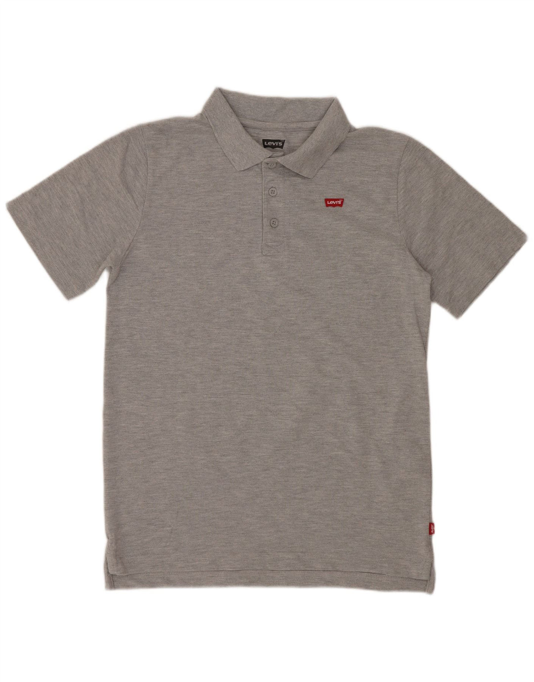 Levi's Boys Polo Shirt 15-16 Years Grey Flecked Cotton