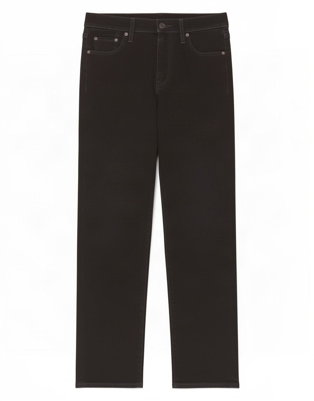 Levi's Mens Straight Jeans W30 L30 Black Cotton