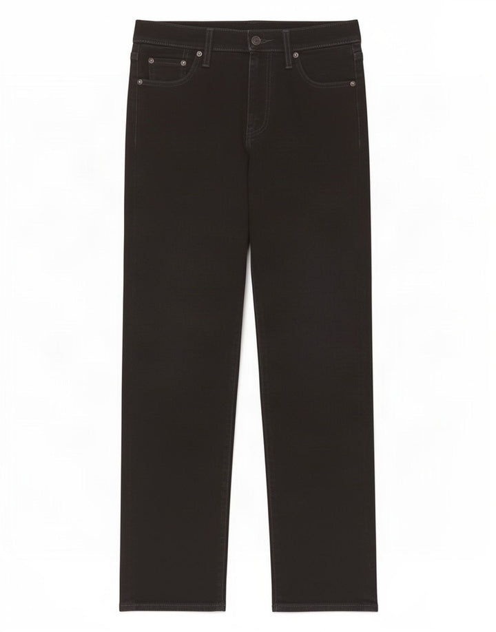 Levi's Mens Straight Jeans W30 L30 Black Cotton