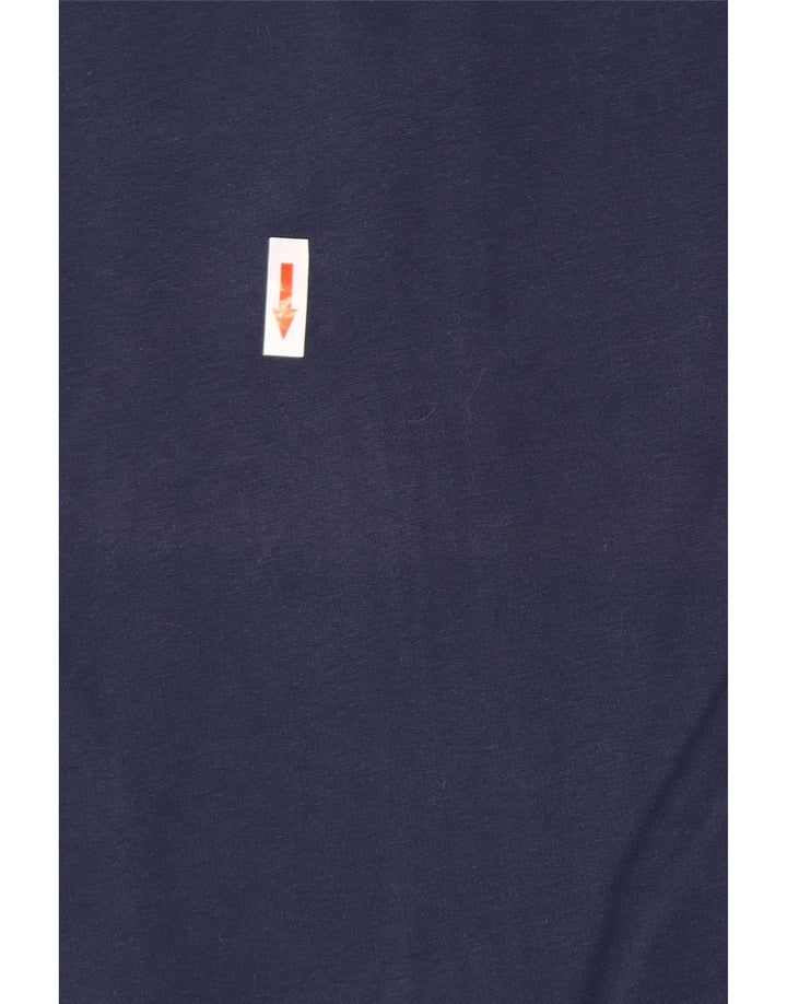 Energie Mens Tracksuit Top Jacket Small Navy Blue Colourblock Cotton