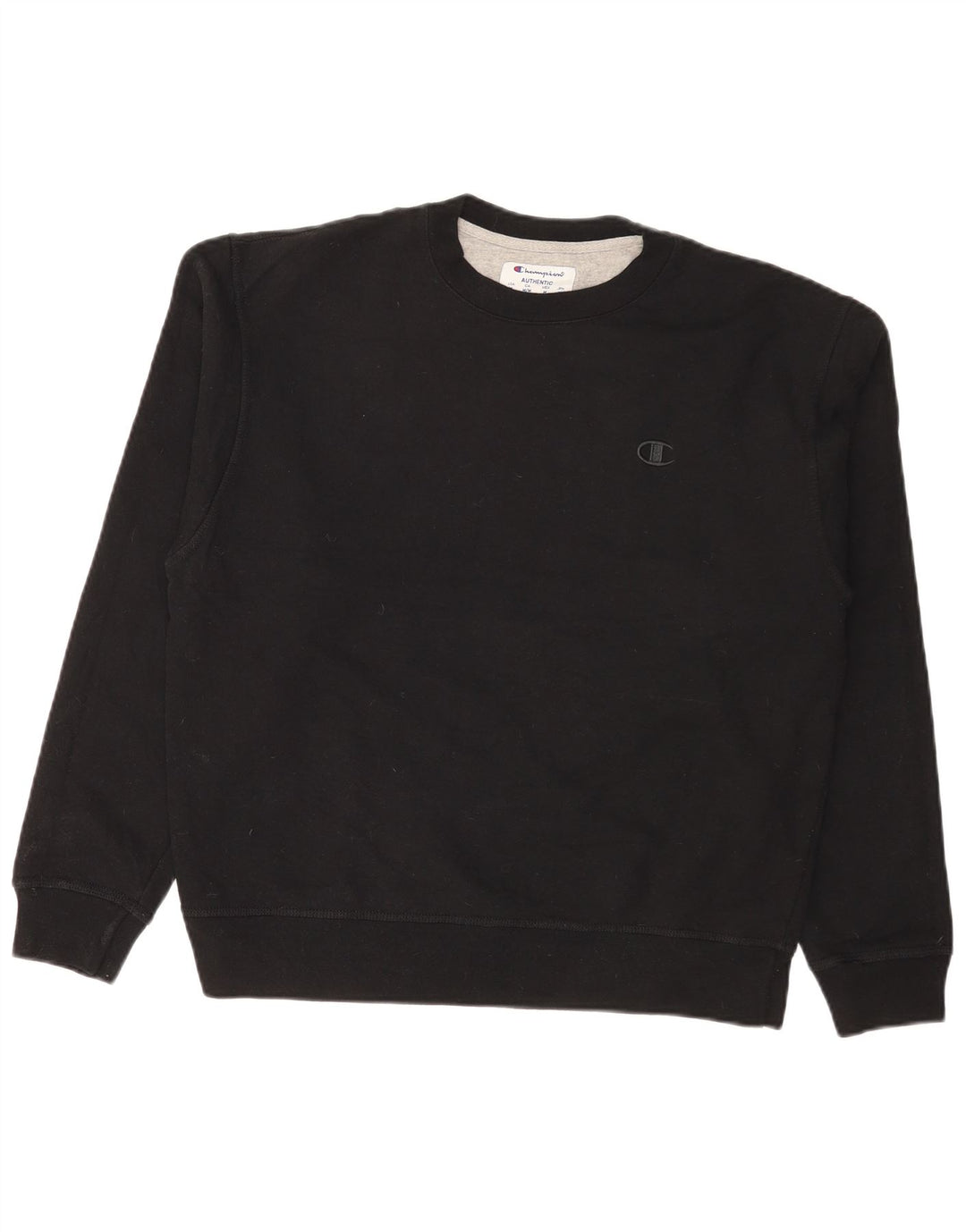 Champion Mens Sweatshirt Jumper Medium Black