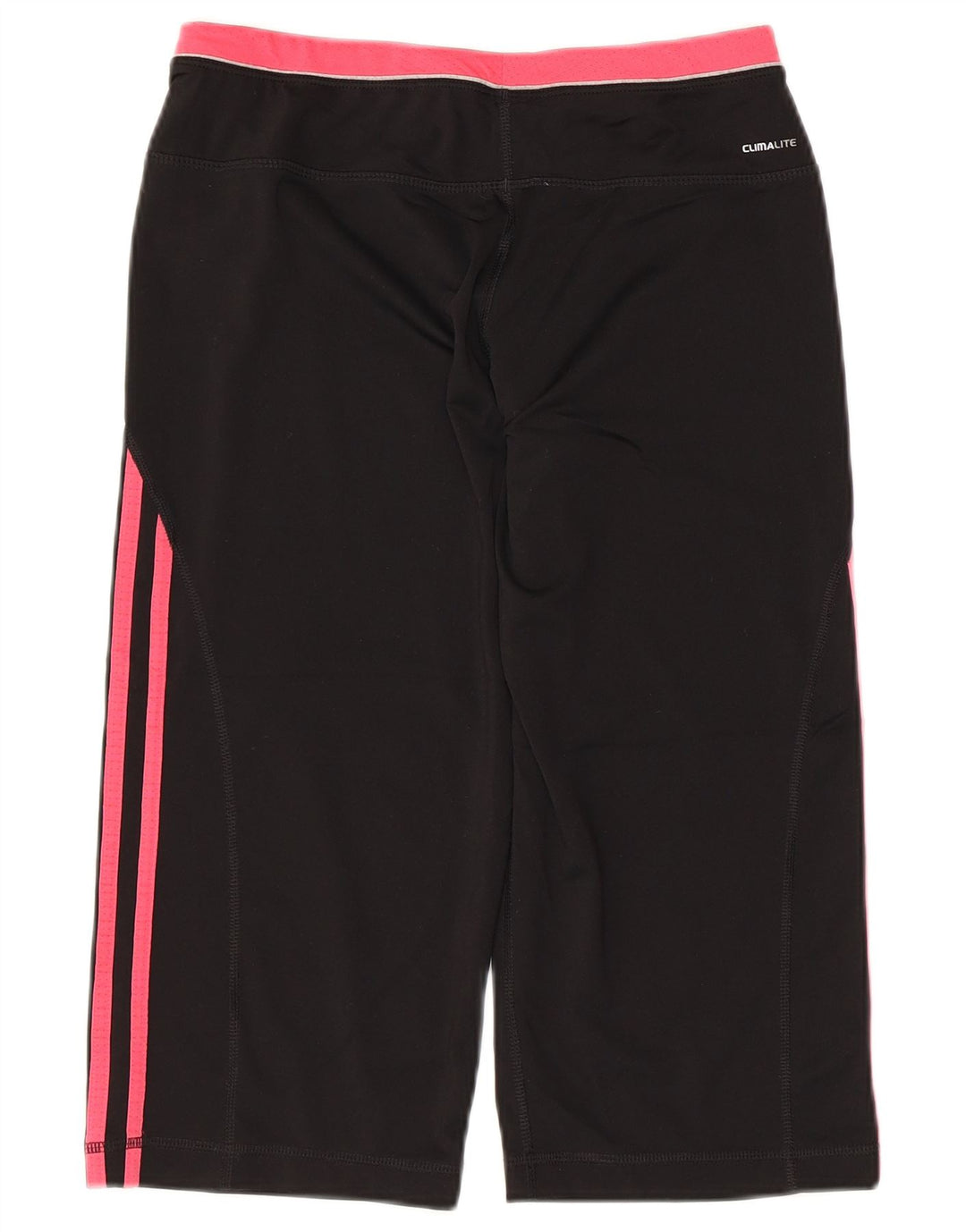 ADIDAS Womens Climalite Capri Leggings UK 8/10 Small  Black Polyester